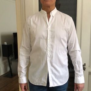 👔 Marc Jacobs frayed collar cotton button down shirt